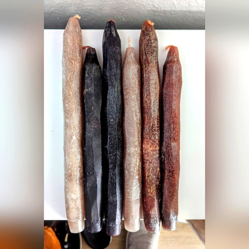 Whittled Taper Candles from Anthropologie